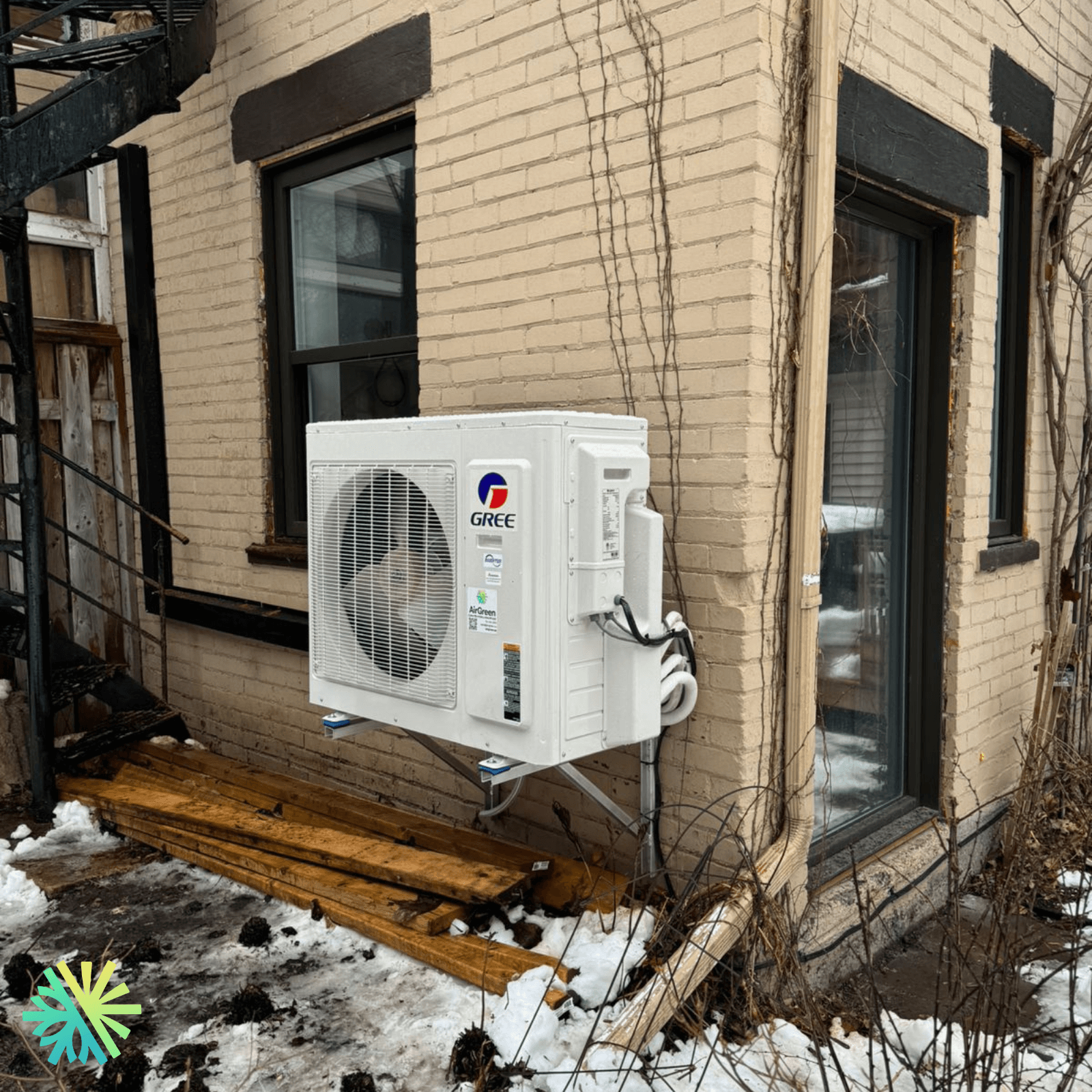 Installation d'une thermopompe double zone Gree FreeMatch Extreme à Longueuil