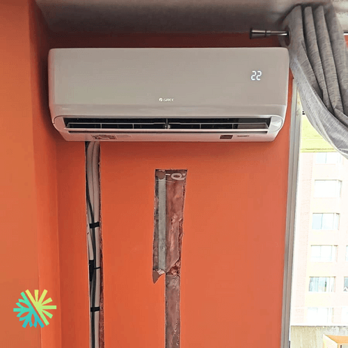 Installation d’une thermopompe murale GREE VITA 12 000 BTU à Laval