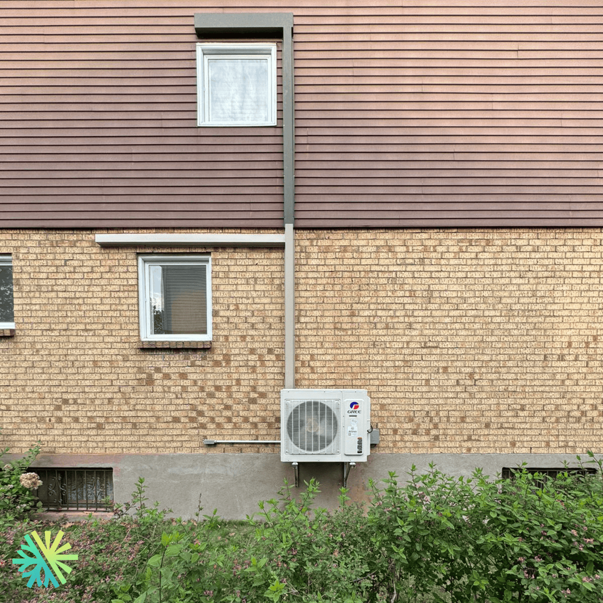 Installation of a Gree Multi+ Ultra DoubleZone Heat Pump in Brossard
