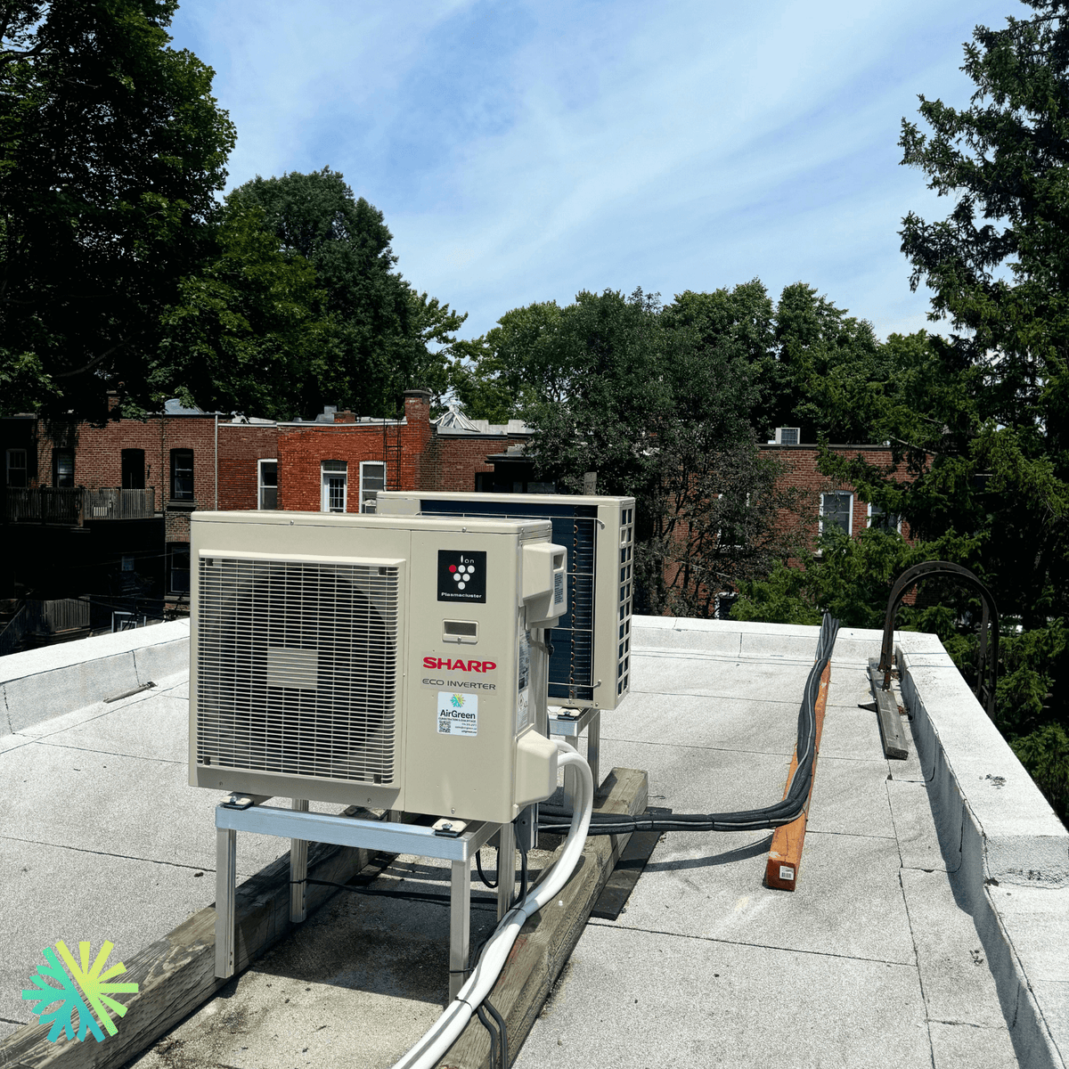 Installation of a Sharp ZU1 Mini Split Heat Pump in Mercier–Hochelaga-Maisonneuve
