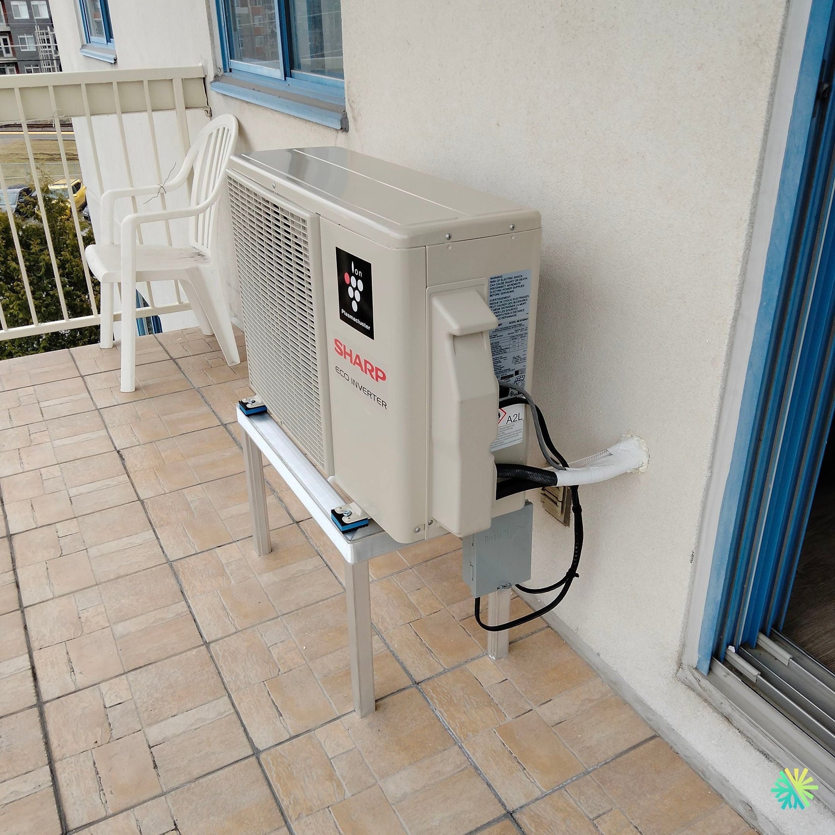 Installation d’une Sharp thermopompe murale à Lachine