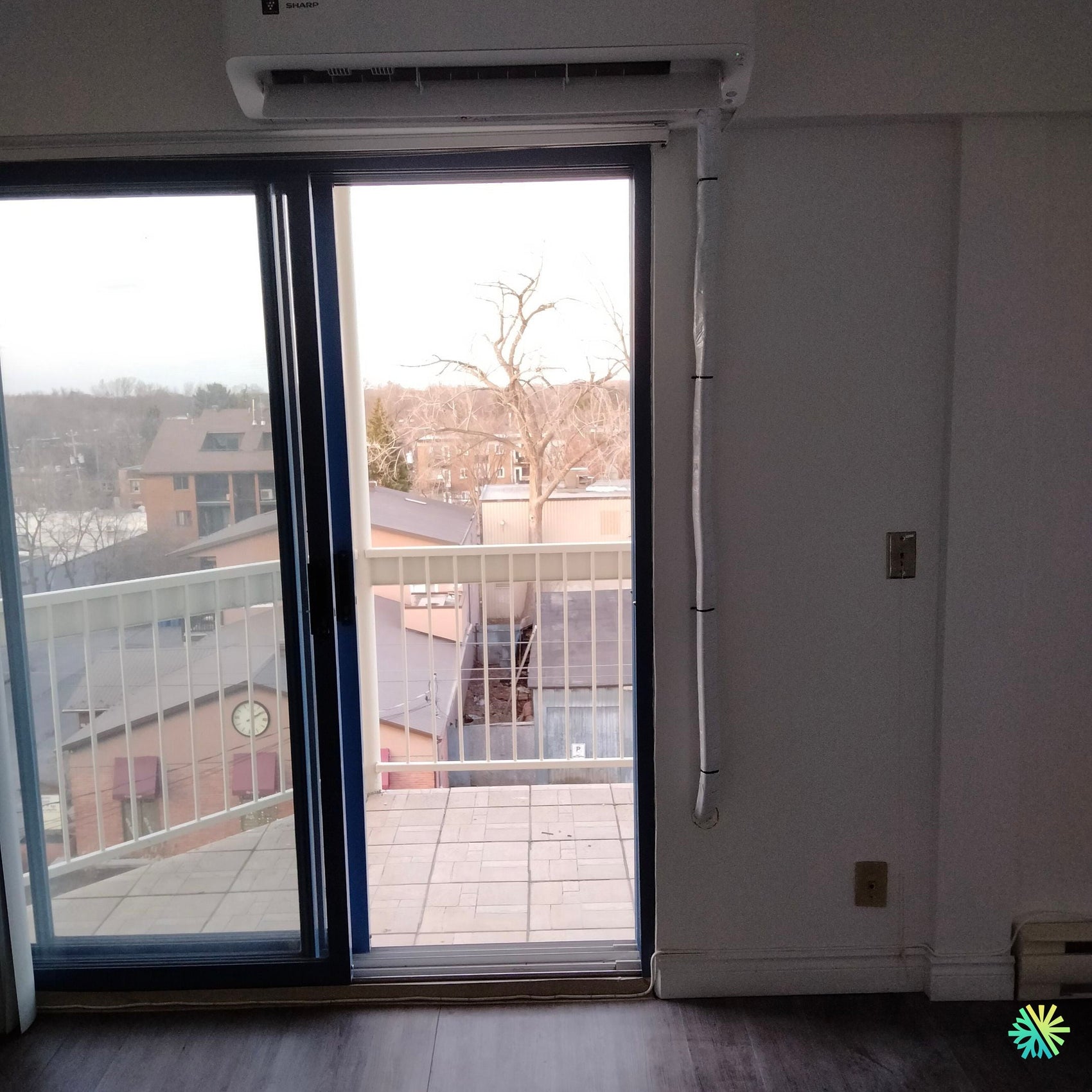 Installation d’une Sharp ZU1 thermopompe murale à Lachine