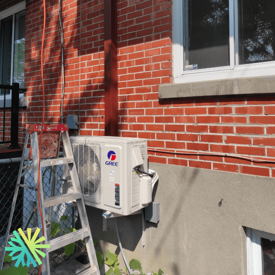 Installation of a Gree Extreme Mini Split Heat Pump in Le Plateau-Mont-Royal