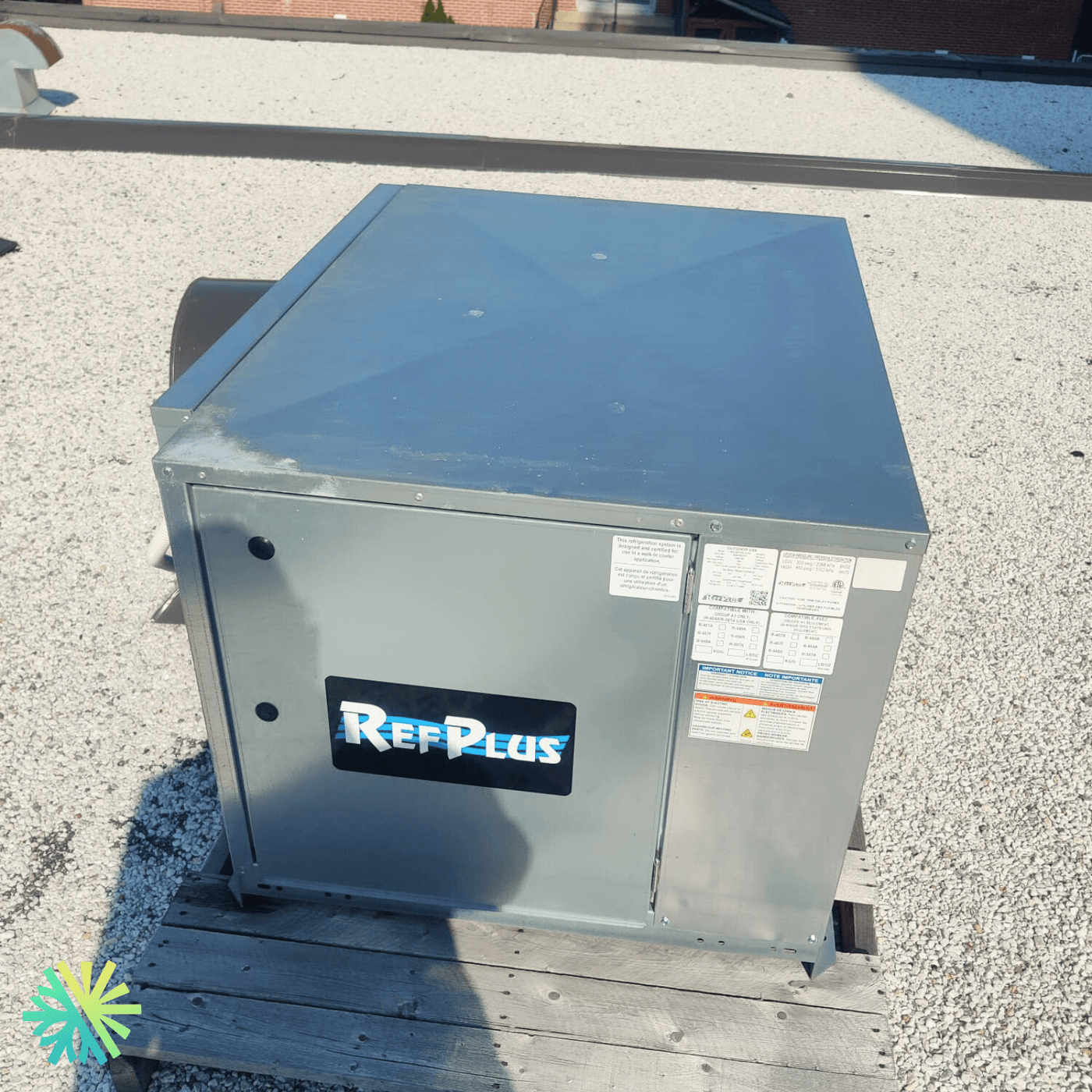 Travaux de réparation du système de réfrigération REF PLUS à Montréal