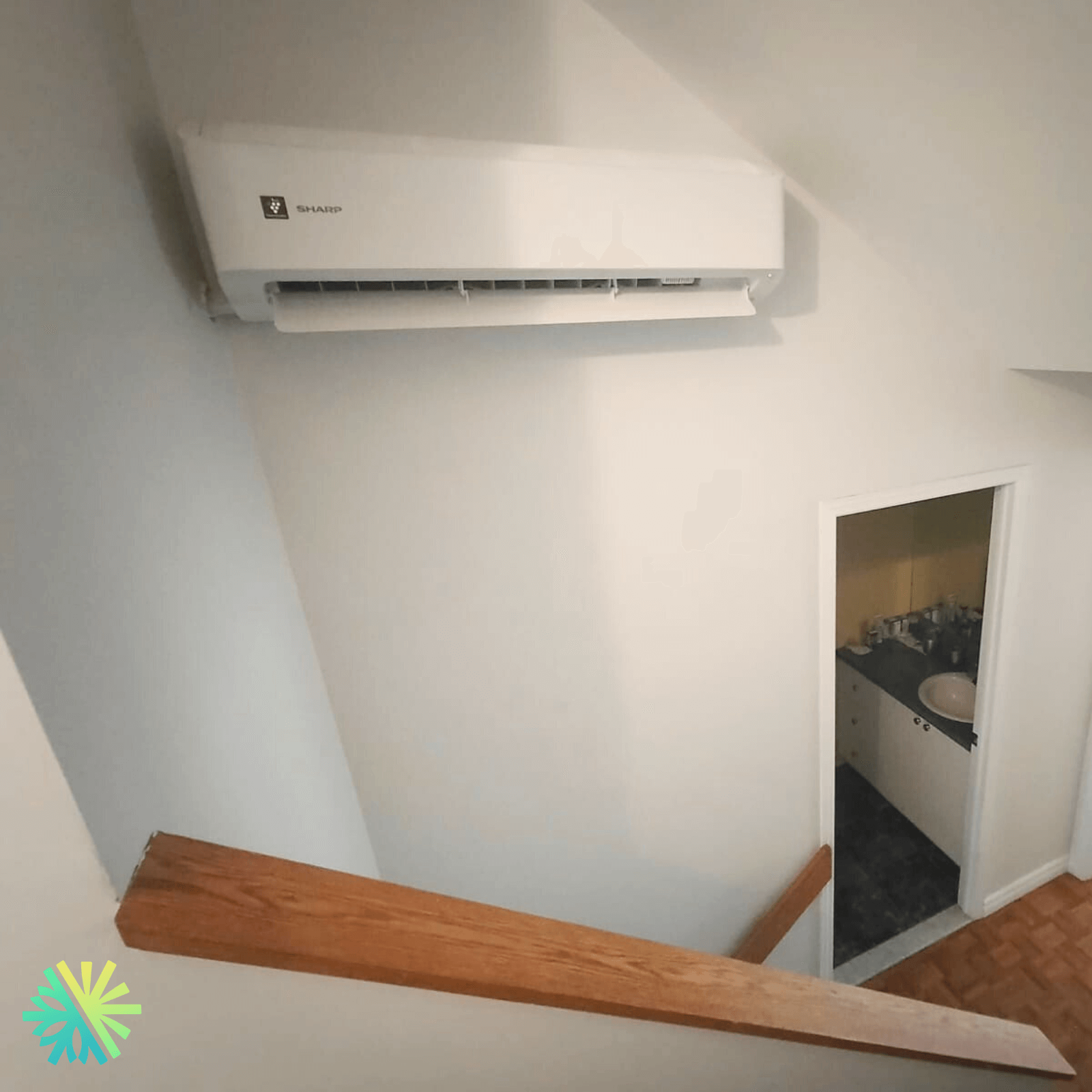 Installation of a Sharp ZU1 Mini Split Heat Pump in Kirkland, Montreal