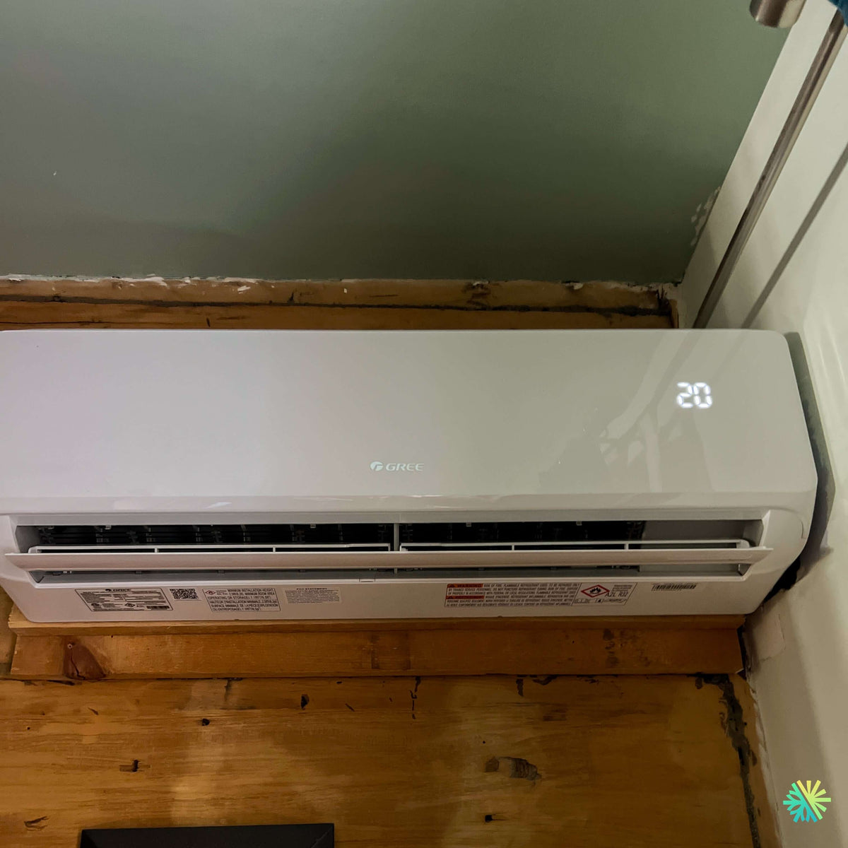 Installation d’une thermopompe murale GREE LIVO R32 – climatiseur mini split à Saint-Bruno-de-Montarville