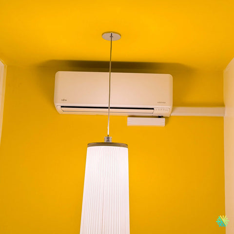 Installation d’une thermopompe double zone Fujitsu AIRSTAGE Aquila XLTH à Westmount, Montréal