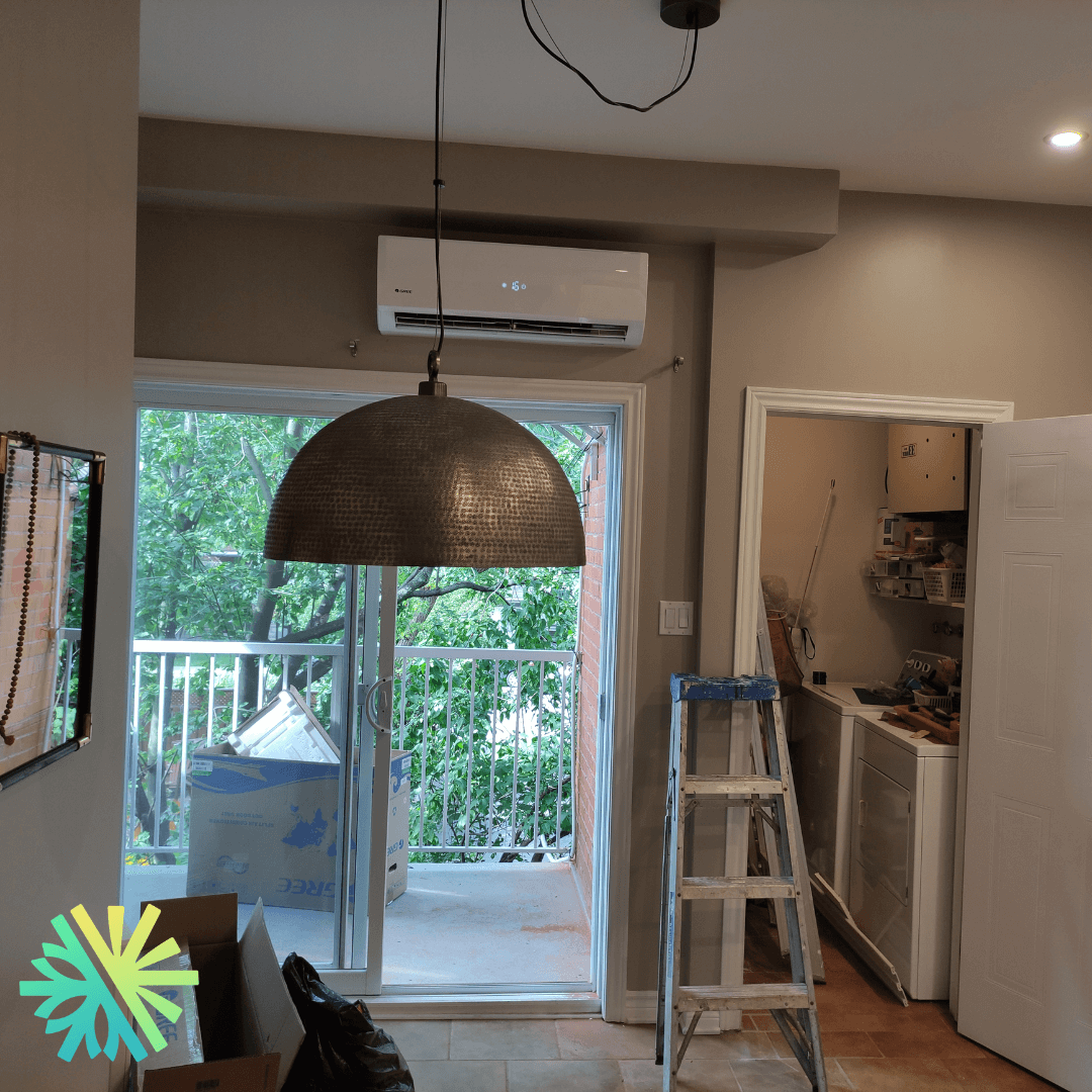 Installation of a Gree Crossover Wall-Mounted Heat Pump in Saint-Eustache