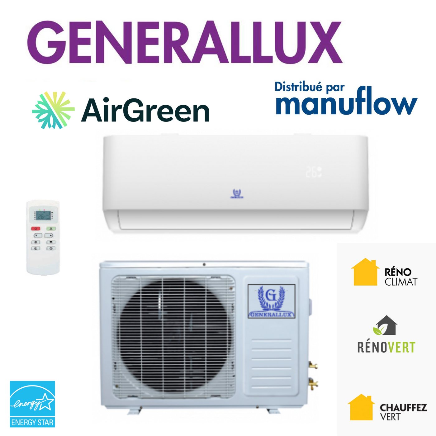 Thermopompe murale Generallux-Manuflow : la petite marque québécoise qui défie les géants internationaux