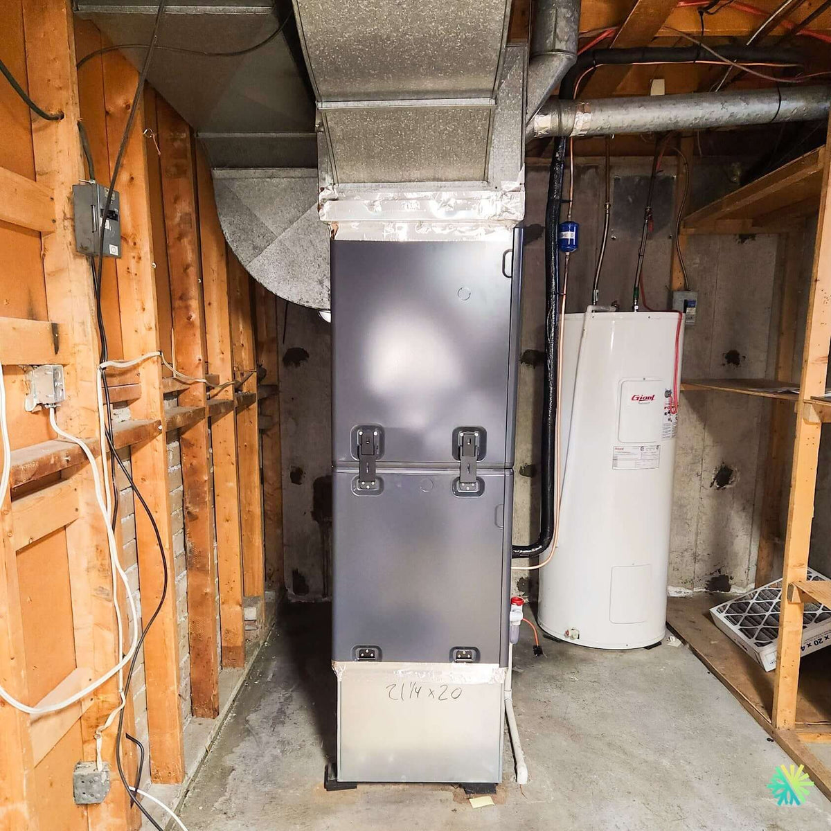 Installation d’une fournaise électrique MIDEA EVOX G3 à Saint-Théodore-d’Acton, en Montérégie