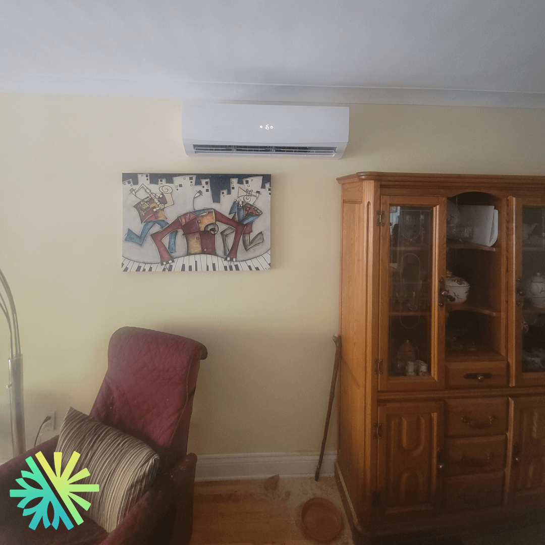 Installation of a Tosot LomoPlus UltraHeat Wall-Mounted Heat Pump in Varennes, South Shore