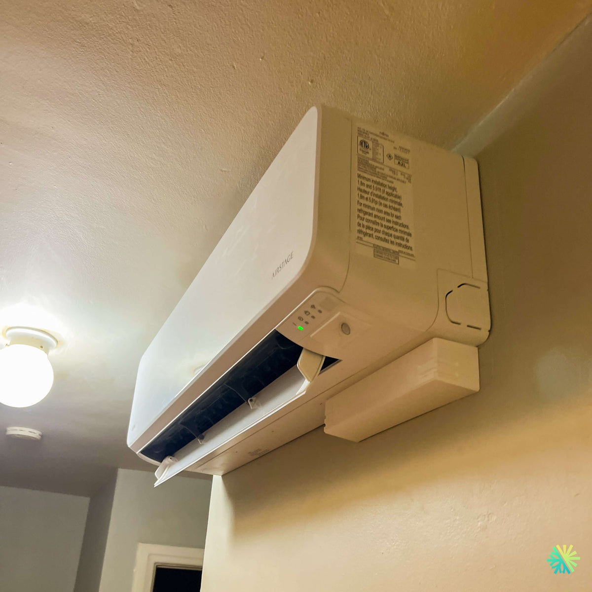 Installation d’une thermopompe murale Fujitsu AIRSTAGE Orion XLTH à Saint-Télesphore