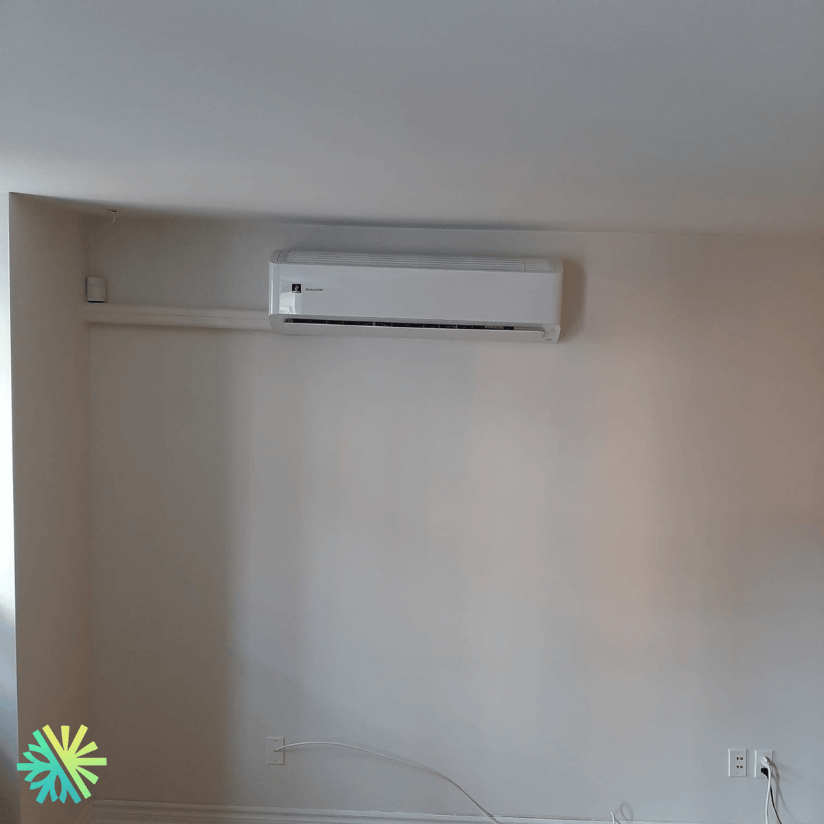 Installation of a Sharp ZU1 Wall-Mounted Heat Pump in Candiac, South Shore