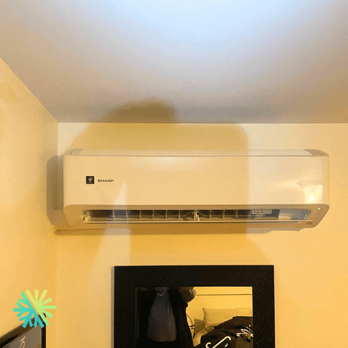 Installation of a SHARP BU Double Zone Heat Pump in Lorraine