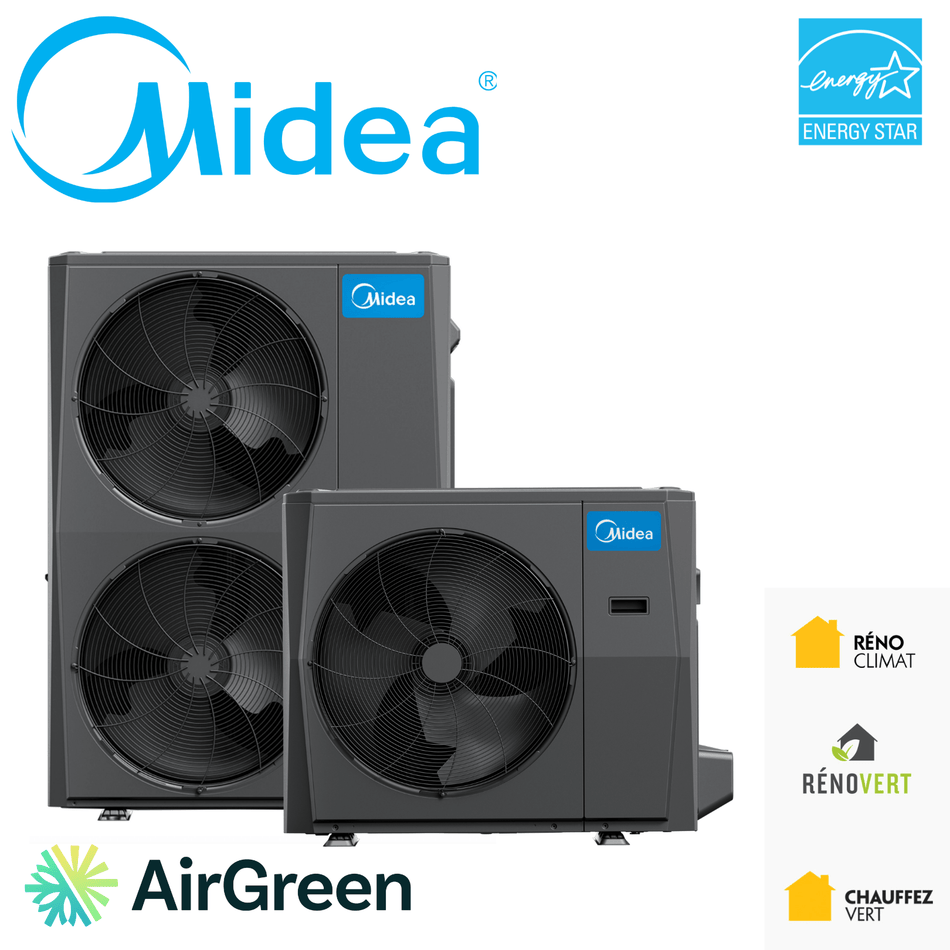 Thermopompe Centrale MIDEA | Montréal, Laval, Longueuil, Rive Sud, Rive Nord