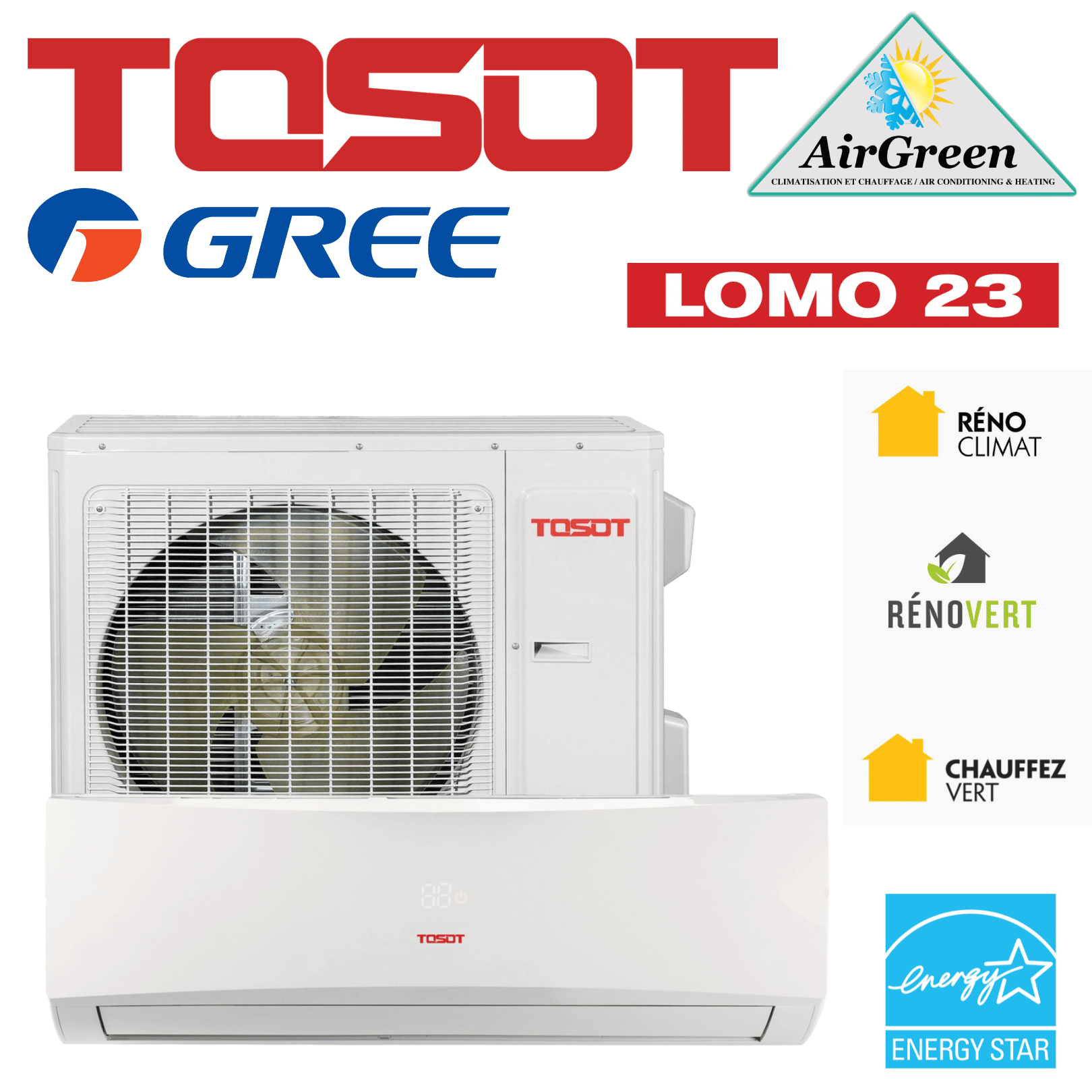Installation Tosot Lomo 23 Wall Mounted Heat Pump Montreal