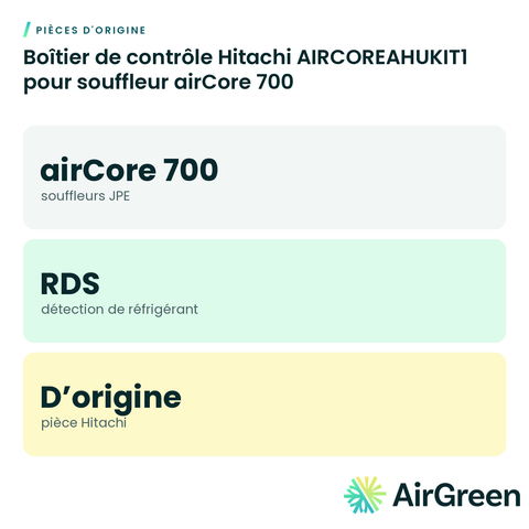 Boîtier de contrôle Hitachi AIRCOREAHUKIT1 pour souffleur airCore 700