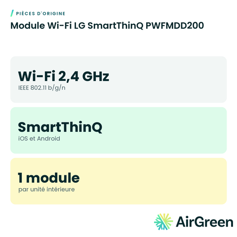 Module Wi-Fi LG SmartThinQ PWFMDD200
