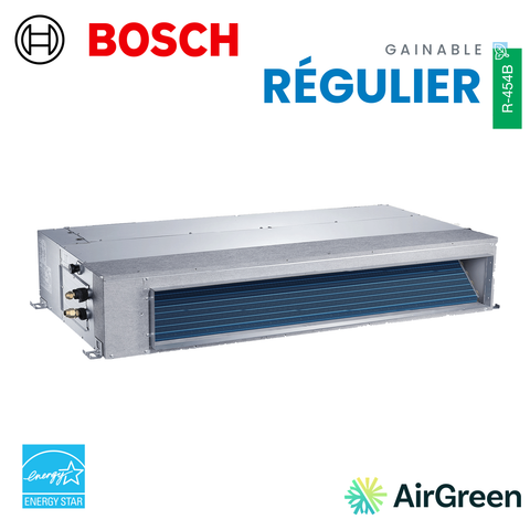 Thermopompe gainable Bosch Climate 5000 Régulier résidentiel, R-454B