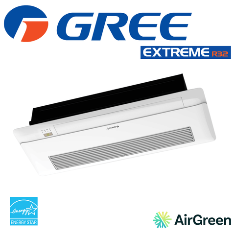 Cassette de Plafond 1 Voie GREE EXTREME R32 | 12000 BTU - energy-efficient ceiling cassette for architectural spaces