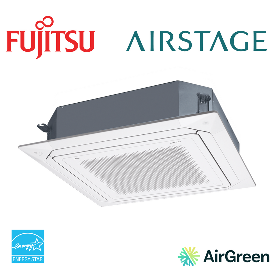 Fujitsu LUAS Ceiling Cassette | 12 000 BTU | Installation in Montreal, Laval, Longueuil, South Shore & North Shore
