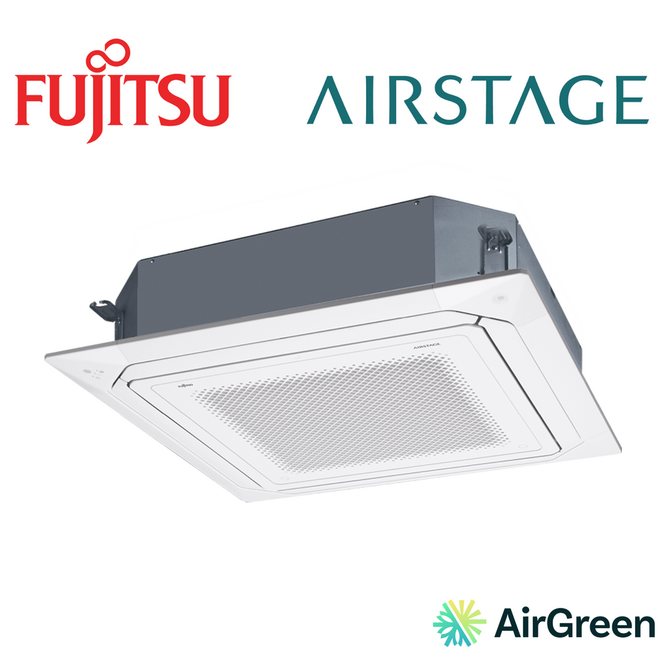 Fujitsu RLF Ceiling Cassette | 12 000 BTU | Installation in Montreal, Laval, Longueuil, South Shore & North Shore