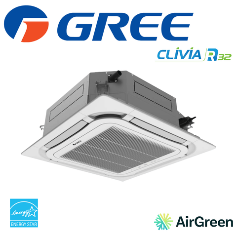 Cassette de plafond 8-Voies GREE CLIVIA R32 | 18000 BTU CVAC solution for large spaces