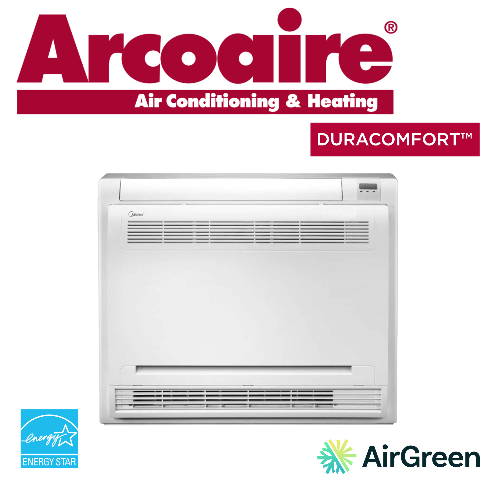 Console de Plancher ARCOAIRE | 18 000 BTU | Montréal, Laval, Longueuil, Rive Sud et Rive Nord