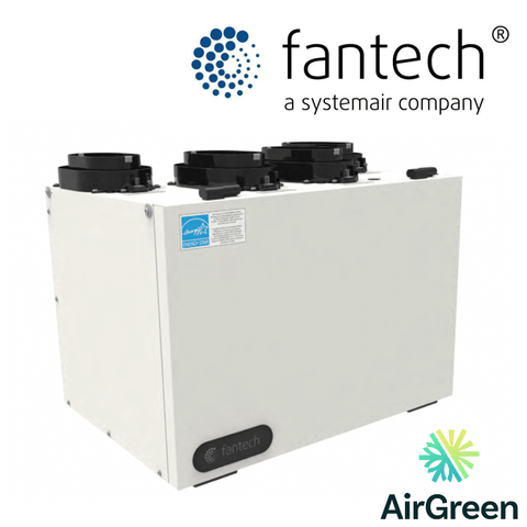 Échangeur d'Air FANTECH VHR 150R Grand Montréal, système compact et performant pour une meilleure qualité de l'air intérieur.