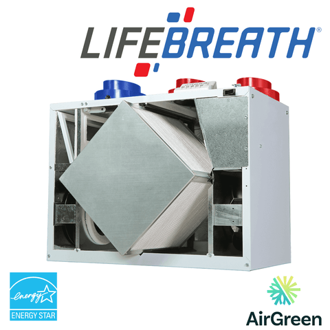 Échangeur d'Air LIFEBREATH 130 ERVD Grand Montréal améliorant la qualité de l'air intérieur