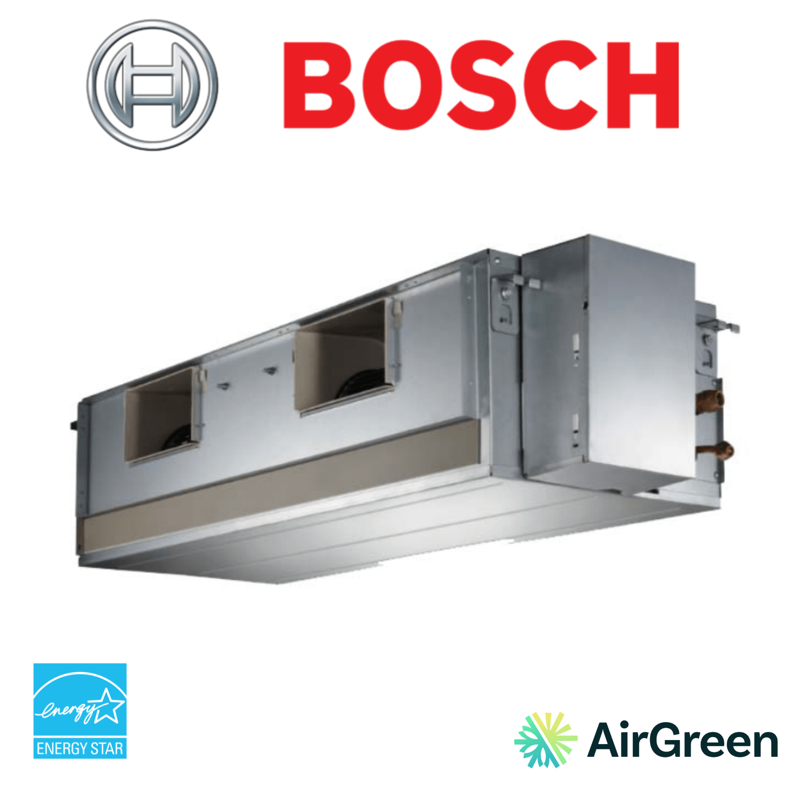 Système Gainable BOSCH | 60 000 BTU | Montréal, Laval, Longueuil, Rive Sud et Rive Nord