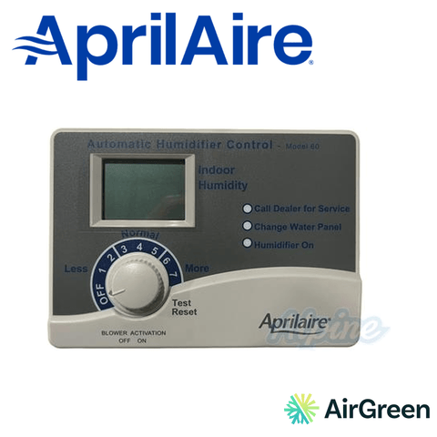 Humidistat APRILAIRE Model 60 — vente et installation par AirGreen à Montréal, Laval, Longueuil, Rive-Sud et Rive-Nord
