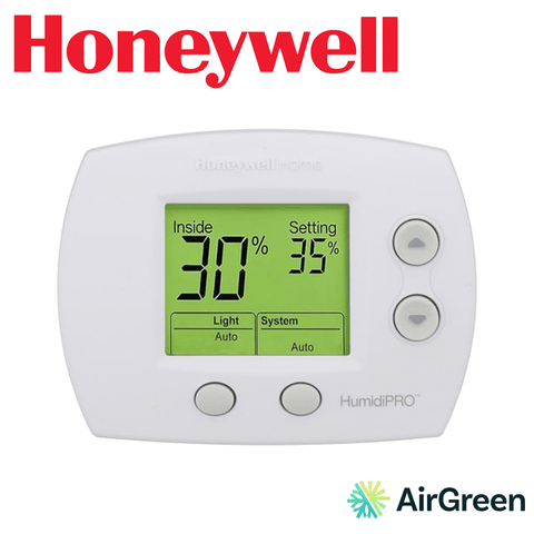 Humidistat HONEYWELL HumidiPRO H6062A1000/U — vente et installation par AirGreen à Montréal, Laval, Longueuil, Rive-Sud et Rive-Nord