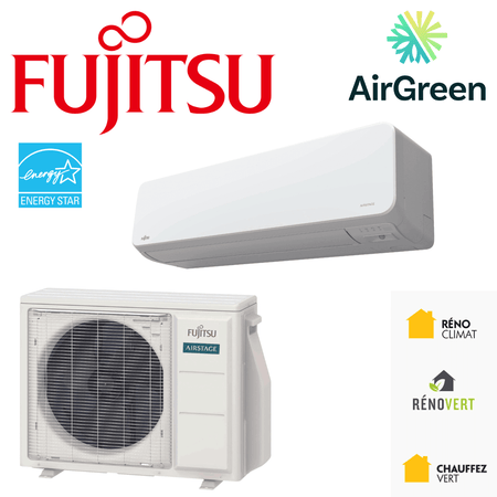 Installation Mini Split Fujitsu LZAH1 de 12 000 BTU