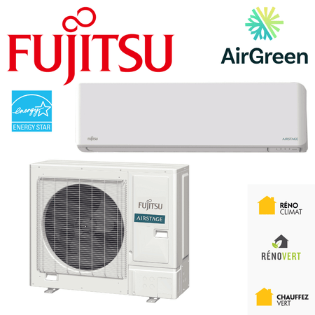 Installation Mini Split Mural Fujitsu LMAS1 de 24 000 BTU