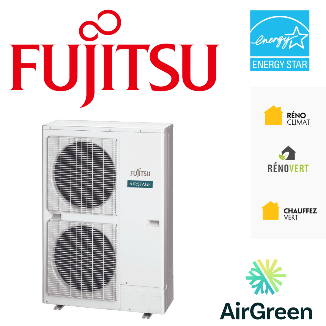 Installation Thermopompe Centrale Fujitsu INFINITE COMFORT 48LAMS1 de 4 Tonnes