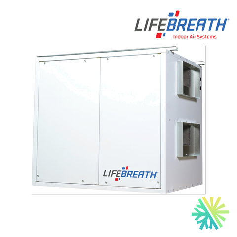 Échangeur d'air Lifebreath 530 ERV-ECM — installation par AirGreen, Montréal, Laval, Longueuil, Rive-Sud et Rive-Nord