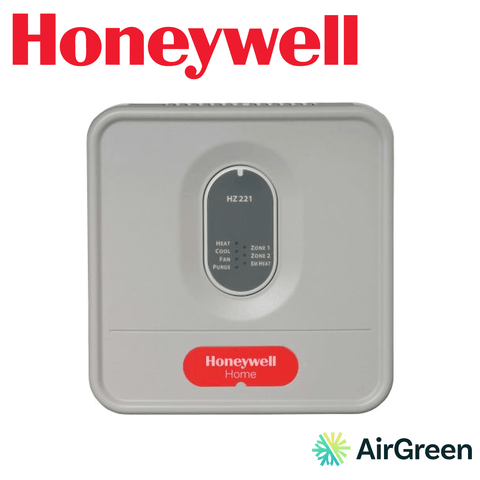 Panneau de zonage HONEYWELL TrueZONE HZ221/U — vente et installation par AirGreen à Montréal, Laval, Longueuil, Rive-Sud et Rive-Nord