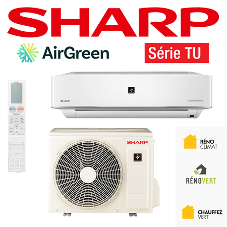 Thermopompe Murale Sharp TU de 24 000 BTU Montréal