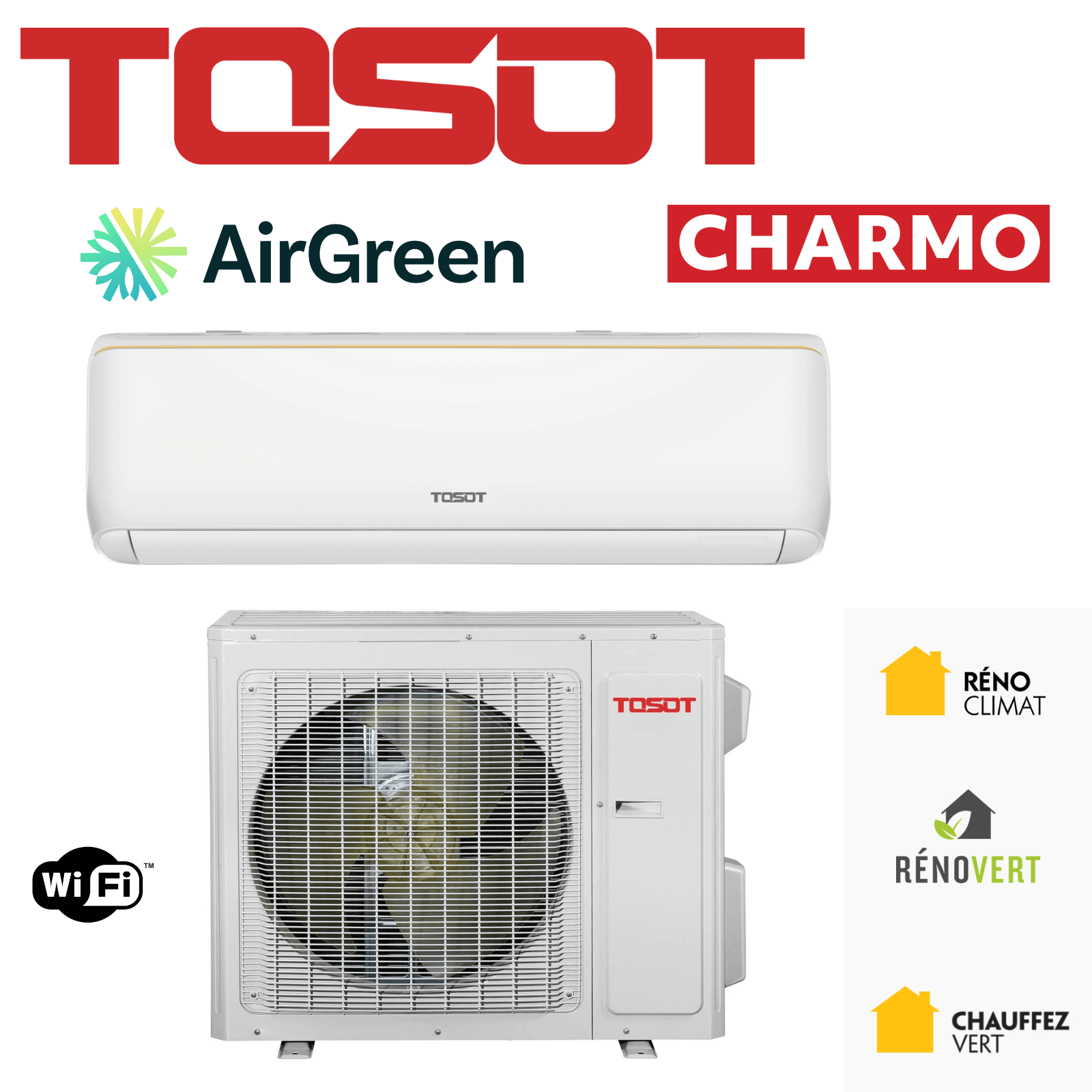 Mini Split Tosot Charmo 19 | 12,000 BTUs | Montreal, Laval
