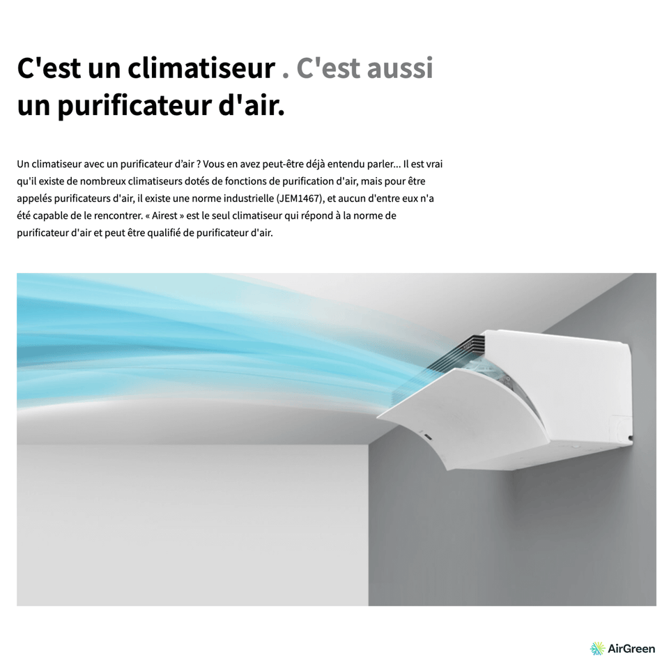 SHARP CPU Airest Wall Mounted Heat Pump | 12,000 BTU | Montreal, Laval, South Shore & North Shore