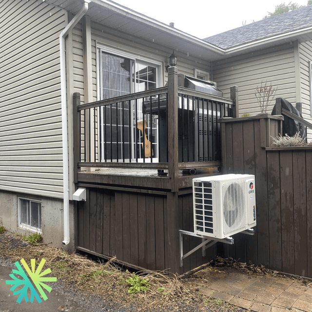 Installation of a Gree Extreme Wall Mounted Mini Split in Laval