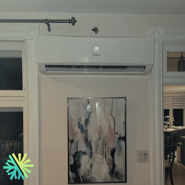 Installation of a Tosot Lomo 23 Mini Split in Beaconsfield, Montreal