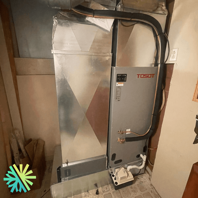 Installation of a Tosot Apex Central System in Le Plateau–Mont-Royal, Montreal