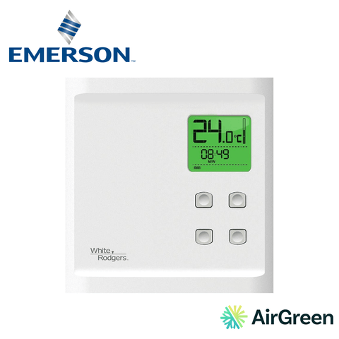 Thermostat électronique EMERSON Line Voltage 1E65-151 — vente et installation par AirGreen à Montréal, Laval, Longueuil, Rive-Sud et Rive-Nord