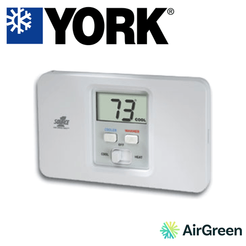 Thermostat électronique YORK Large Display S1-THEH21NY — vente et installation par AirGreen à Montréal, Laval, Longueuil, Rive-Sud et Rive-Nord