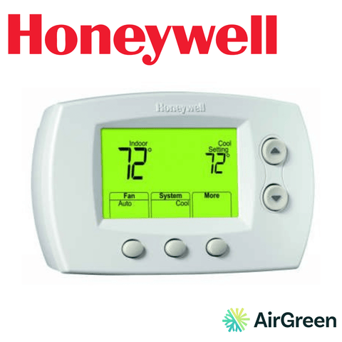 Thermostat HONEYWELL FocusPRO 5000 non-programmable | Montréal, Laval, Longueuil, Rive Sud & Rive Nord shown with digital display