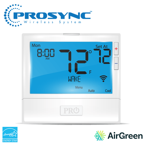 Thermostat intelligent PROSYNC T855iSH Universal Wi-Fi — vente et installation par AirGreen à Montréal, Laval, Longueuil, Rive-Sud et Rive-Nord