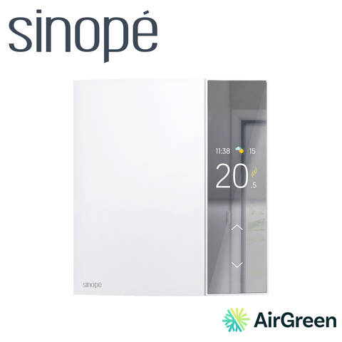 Thermostat intelligent SINOPÉ Zigbee TH1134ZB/HC 4000 W — vente et installation par AirGreen à Montréal, Laval, Longueuil, Rive-Sud et Rive-Nord