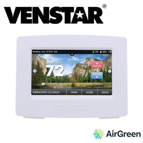 Thermostat intelligent VENSTAR ColorTouch T7850 — vente et installation par AirGreen à Montréal, Laval, Longueuil, Rive-Sud et Rive-Nord